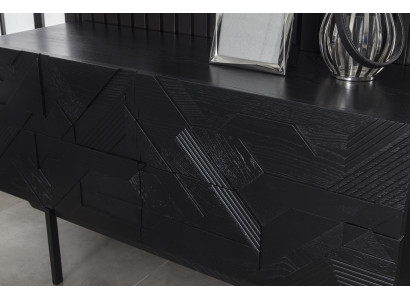 Mobile sideboard nero 138cm