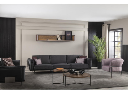 Divano grande 330cm tessuto xxl divano divano imbottito mobili tessili