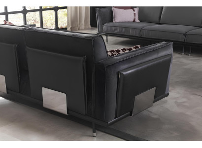 Divano 3+1 posti in Grigio Mobili Moderni Set Divano Arredamento Italiano
