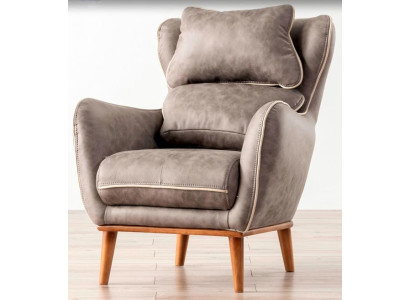 Poltrona TV imbottita Relax Loung Club singolo divano mobili tessuto