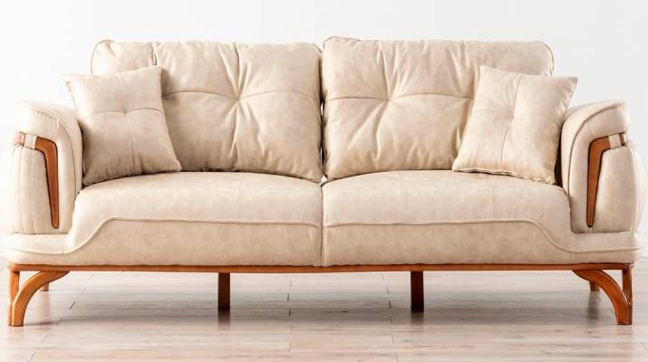 Set divano poltrona relax 3+1 beige