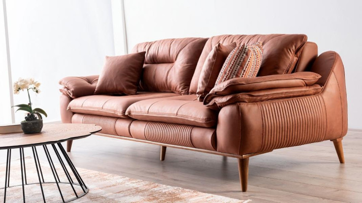 Divano a tre posti Divano confortevole a tre posti Divano moderno Relax Divano da soggiorno