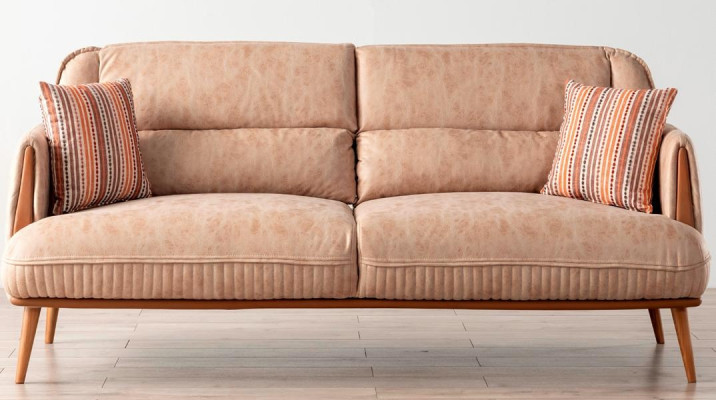 Divano a tre posti confortevole Big Sofa mobili eleganti soggiorno imbottito