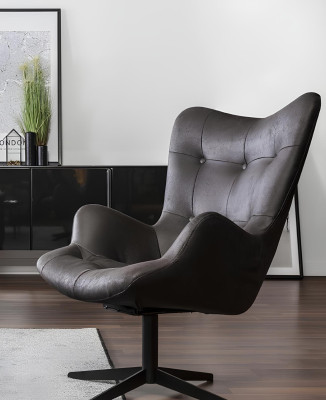 Divano angolare L-Form poltrona mobili funzione letto nero nuovo