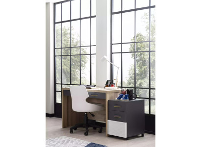 Comò armadio comò per bambini scaffale per cameretta grigio legno mobili per bambini