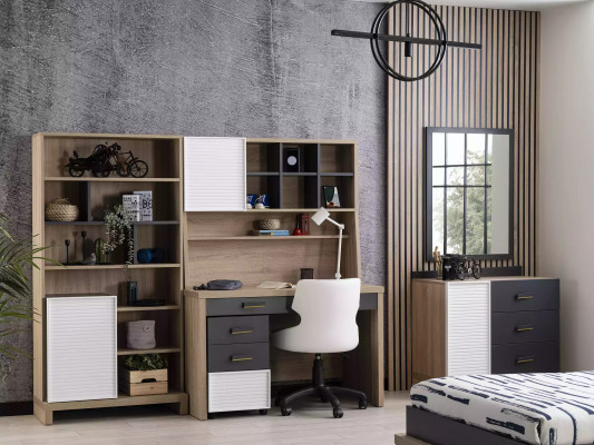 Libreria per bambini, scaffale di stoccaggio in legno, armadio per bambini