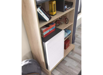 Libreria per bambini, scaffale di stoccaggio in legno, armadio per bambini