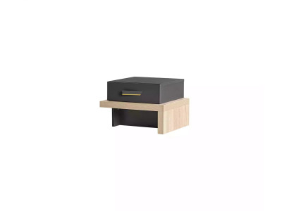 Comodino Tavolo da telefono Camera dei bambini Comodino in legno Grigio Armadio
