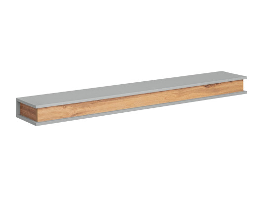 Moderna parete attrezzata grigio marrone in legno con supporto TV 2x vetrine design di lusso