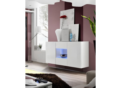 Mobile sideboard di design in legno, mobili di lusso moderni, arredamento nuovo
