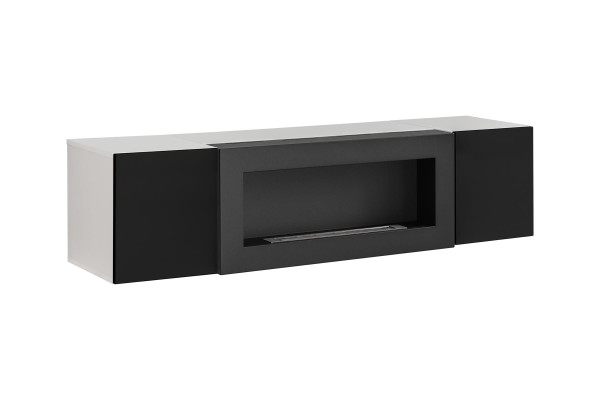 Armadio da parete design per soggiorno con camino mobili in legno moderno