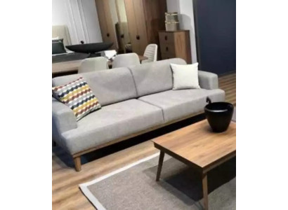 Set di mobili per soggiorno 331 divano 3 posti poltrona gruppo 4 pezzi beige nuovo