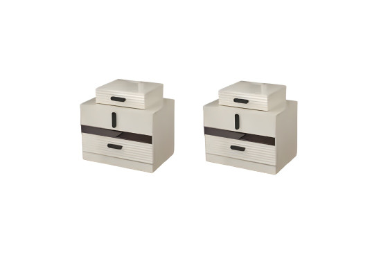 Mobile per camera da letto completa moderna 2x comodini mobili di design