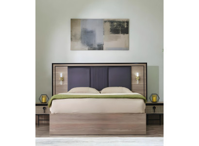 Letto di design di lusso moderno mobili in legno