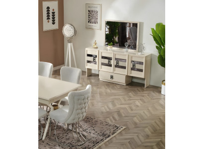 Sideboard con specchio lusso design moderno mobili completi