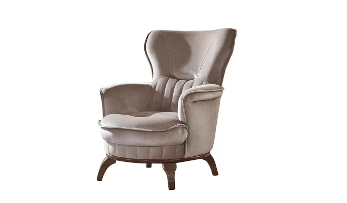 Poltrona mobili imbottiti grigia design moderno stile mobili seduta soggiorno