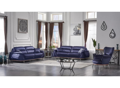 Set di divani 3 pezzi lussuoso per soggiorno 3+3+1 posti