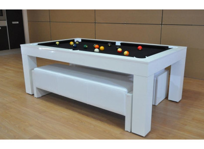 Tavolo da biliardo Tavolo da pranzo 2 in 1 Tavolo multifunzionale Sala da pranzo Tavoli Biliardo