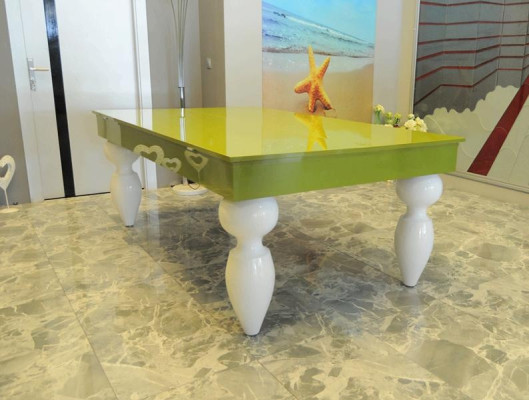 Tavolo multifunzionale biliardo tavolo da pranzo 2 in 1 tavoli biliardo 7ft