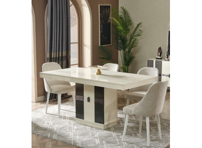 Set da pranzo completo 7 pezzi sedie di lusso mobili design tavolo da pranzo mobili in legno