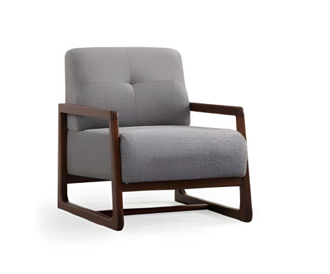 Divano designer grigio-nero per soggiorno con poltrone in tessuto