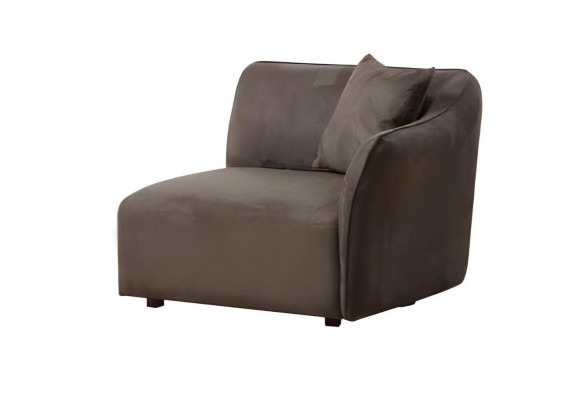 Divano grigio 6 posti lussuoso divano designer in tessuto