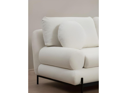 Esclusivo set di divani bianchi moderni 3 posti poltrona 2 posti 3 pezzi