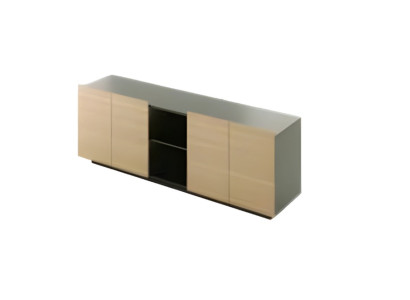 Armadio per documenti designer grigio marrone mobili da ufficio di lusso legno scaffale moderno