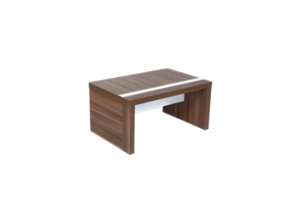 Tavolino da caffè di lusso in legno bianco e marrone