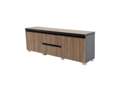 Moderno mobile TV marrone grigio mobili per ufficio deluxe ambiente di lavoro legno