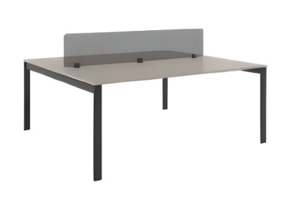 Tavolo da ufficio elegante nero grigio mobili da ufficio di lusso tavolo da ufficio dipendente