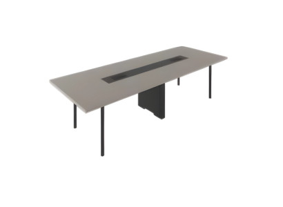 Tavolo da conferenza di lusso elegante nero grigio