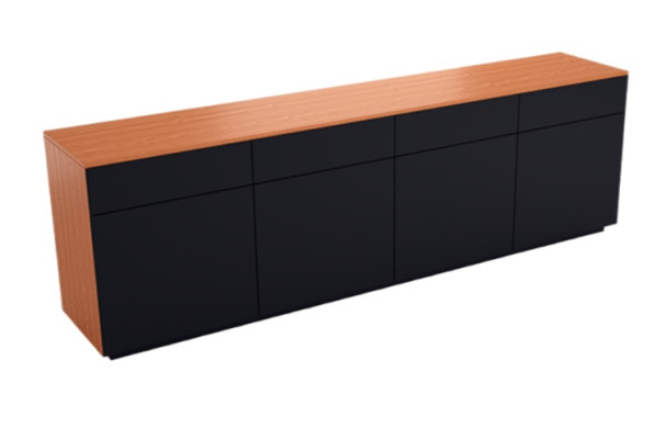 Armadio per documenti moderno nero marrone mobili da ufficio di lusso mobili in legno moderno