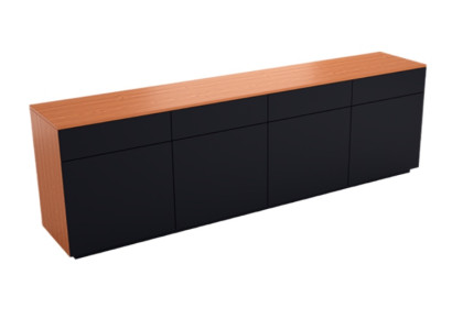 Armadio per documenti moderno nero marrone mobili da ufficio di lusso mobili in legno moderno