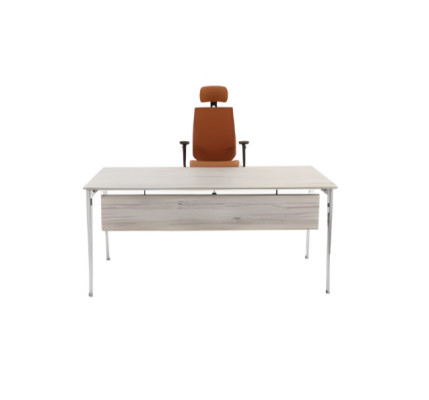 Tavolo da ufficio grigio elegante mobili da ufficio di lusso scrivania in legno tavolo moderno