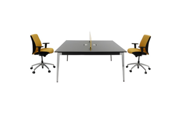 Tavolo da ufficio grigio elegante mobili in legno di lusso scrivania