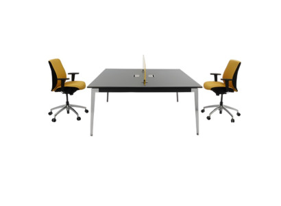 Tavolo da ufficio grigio elegante mobili in legno di lusso scrivania