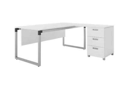 Scrivania bianca mobili per ufficio scrivanie tavolo tavoli scrivania angolare