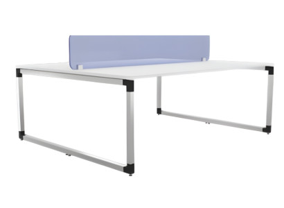 Tavolo da ufficio elegante grigio chiaro ambiente di lavoro mobili in legno di lusso moderno