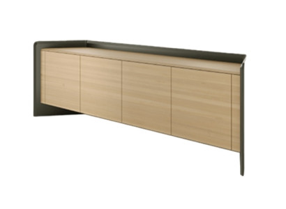 Armadio per documenti designer grigio marrone mobili da ufficio in legno di lusso