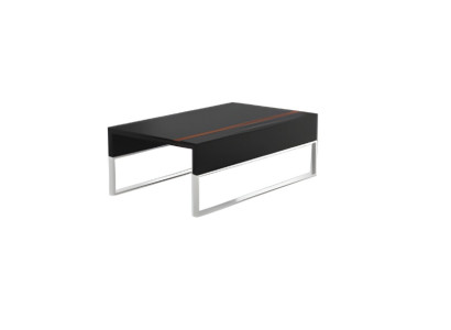 Tavolino da caffè di lusso nero elegante per ufficio