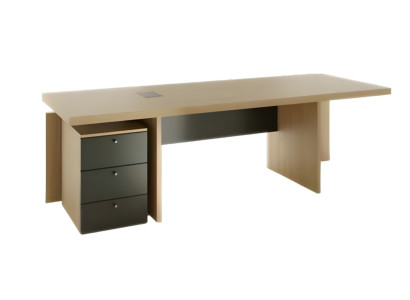 Tavolo da ufficio moderno Tavolo da scrivania in legno Ambiente di lavoro
