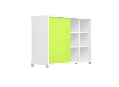 Armadio per documenti di design bianco verde mobili da ufficio di lusso
