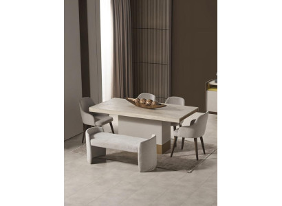 Sedia di lusso in legno, poltrona moderna, sedia da pranzo di design