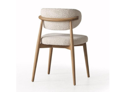 Sedia in tessuto sedia poltrona da pranzo legno poltrona sedie design imbottito