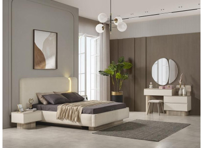 Toilette con specchio set di lusso designer 2 pezzi arredamento