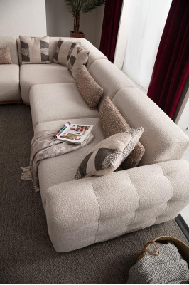 Divano angolare a forma di L