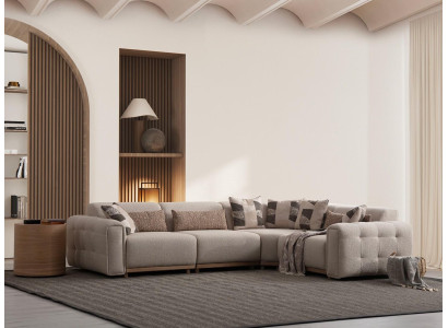 Gruppo di divani Polstergruppe mobili angolari divano divano 4 pezzi