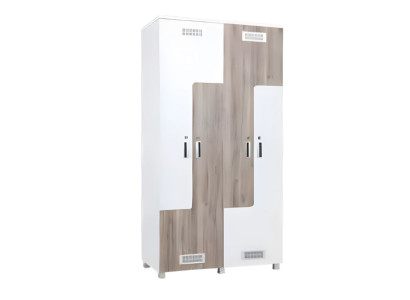 Armadio da ufficio elegante bianco grigio armadio in legno moderno