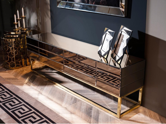 Set di divani paesaggistici mobili da salotto divano angolare poltrona 5 pezzi